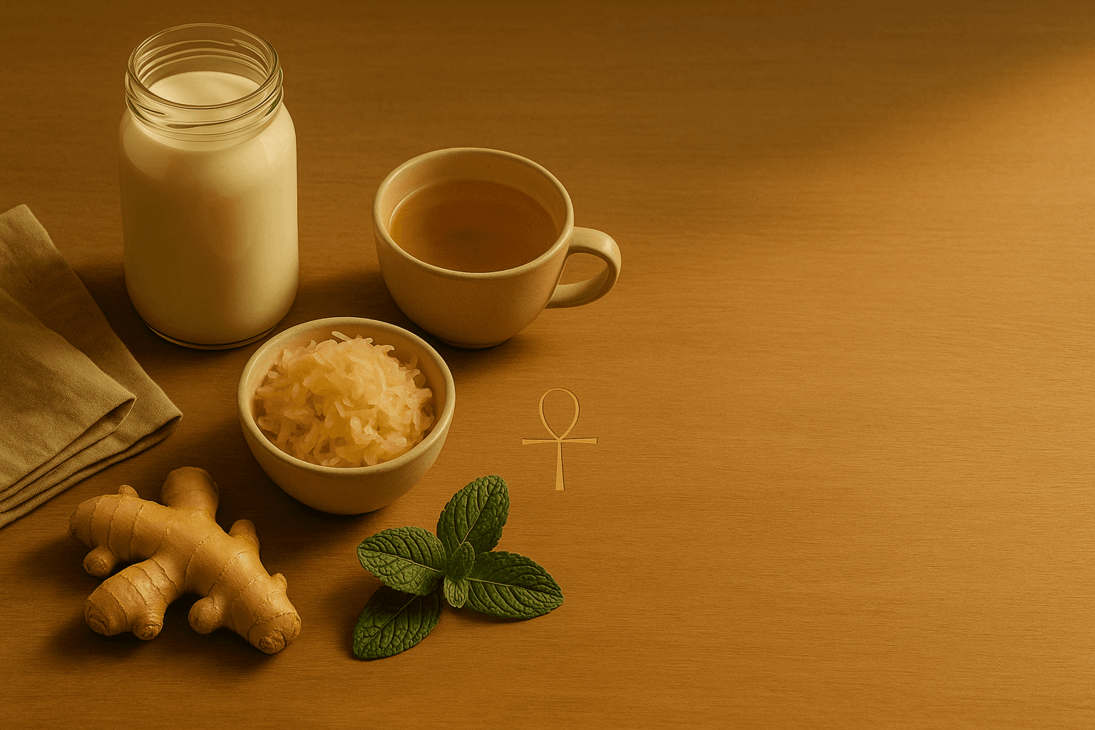 Wellness scene representing probiotic strains for women with IBS