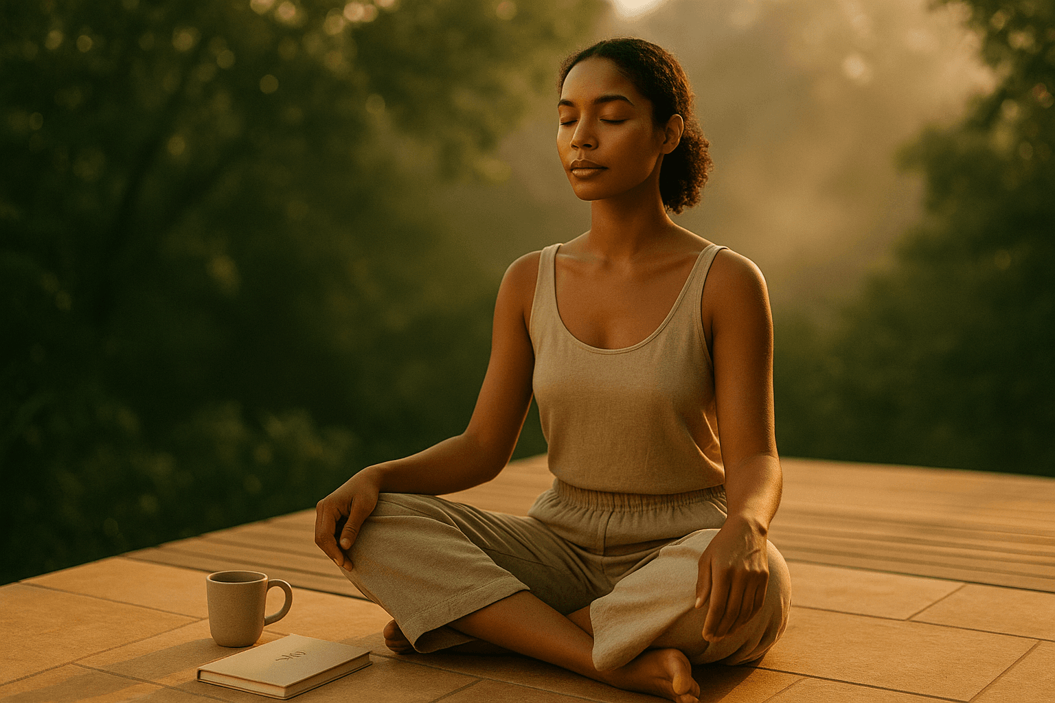 Abstract visualization of the flow state and focused mental performance